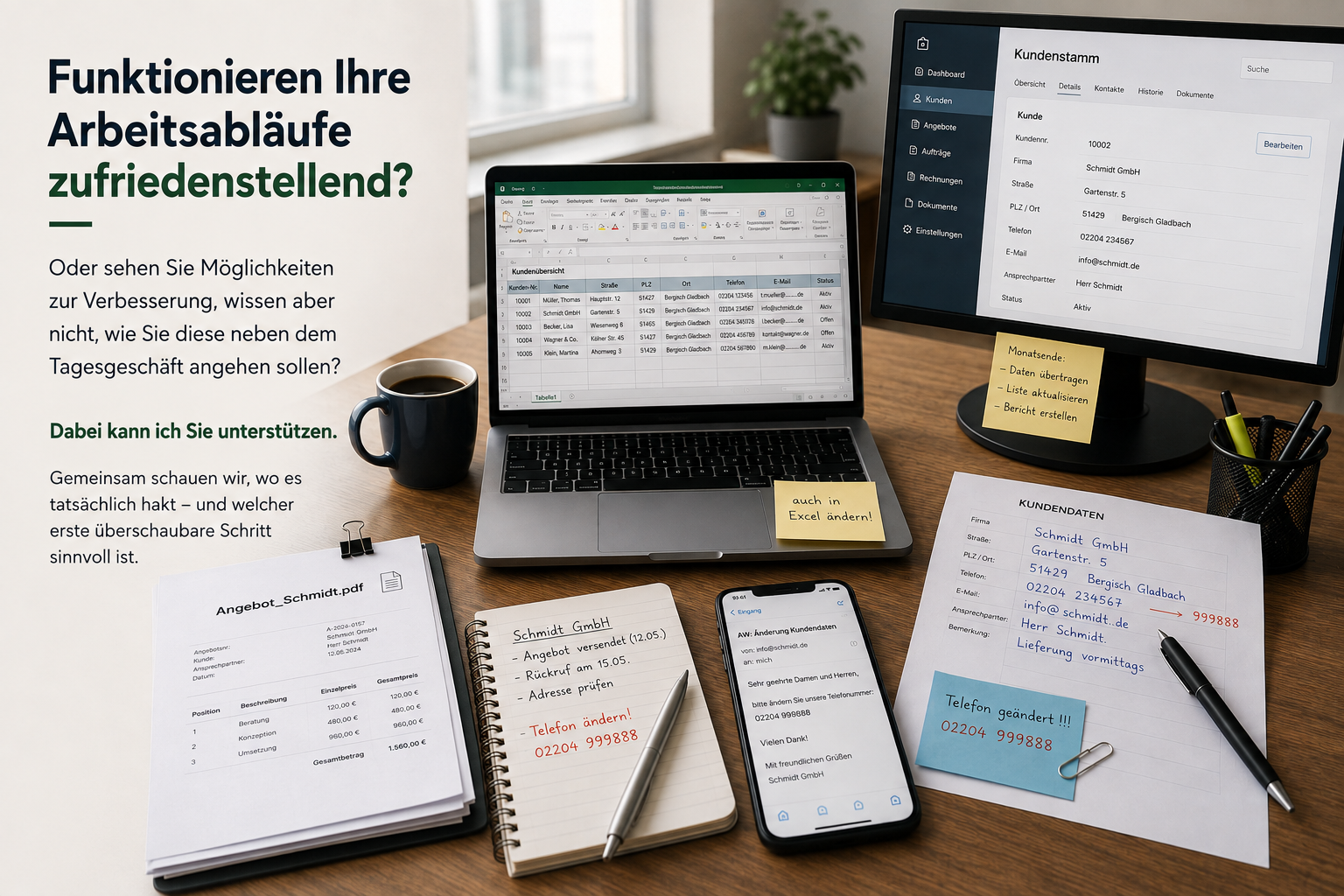 Funktionieren Ihre Arbeitsabläufe